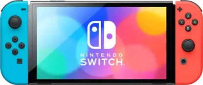 Picture of Nintendo Switch Console - OLED Model - Red And Blue